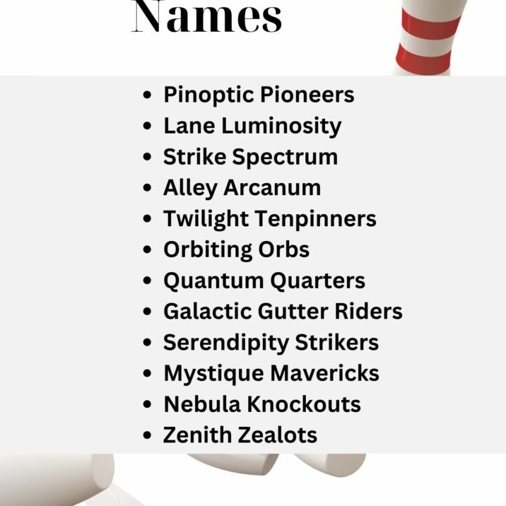 bowling league names
