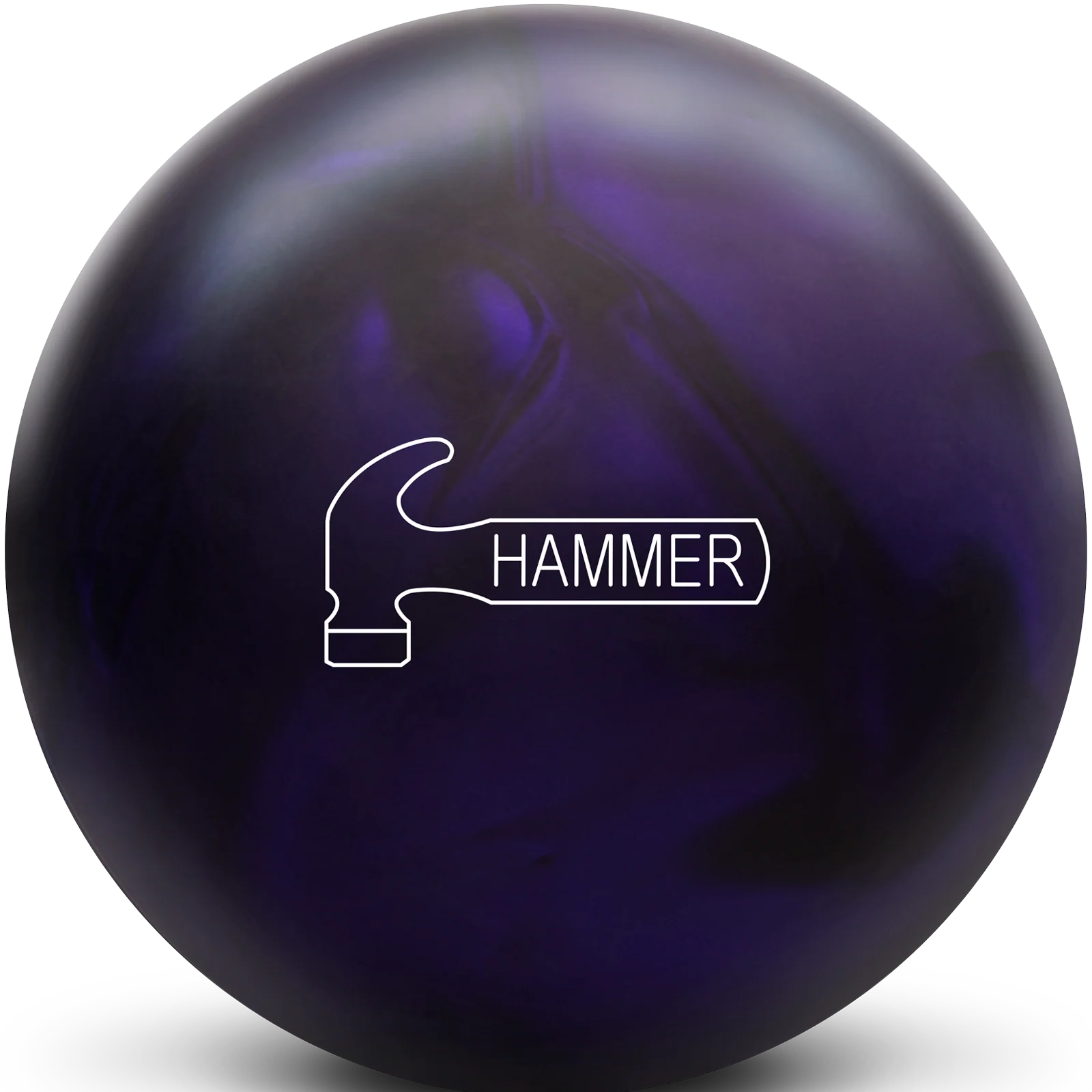 purple bowling ball