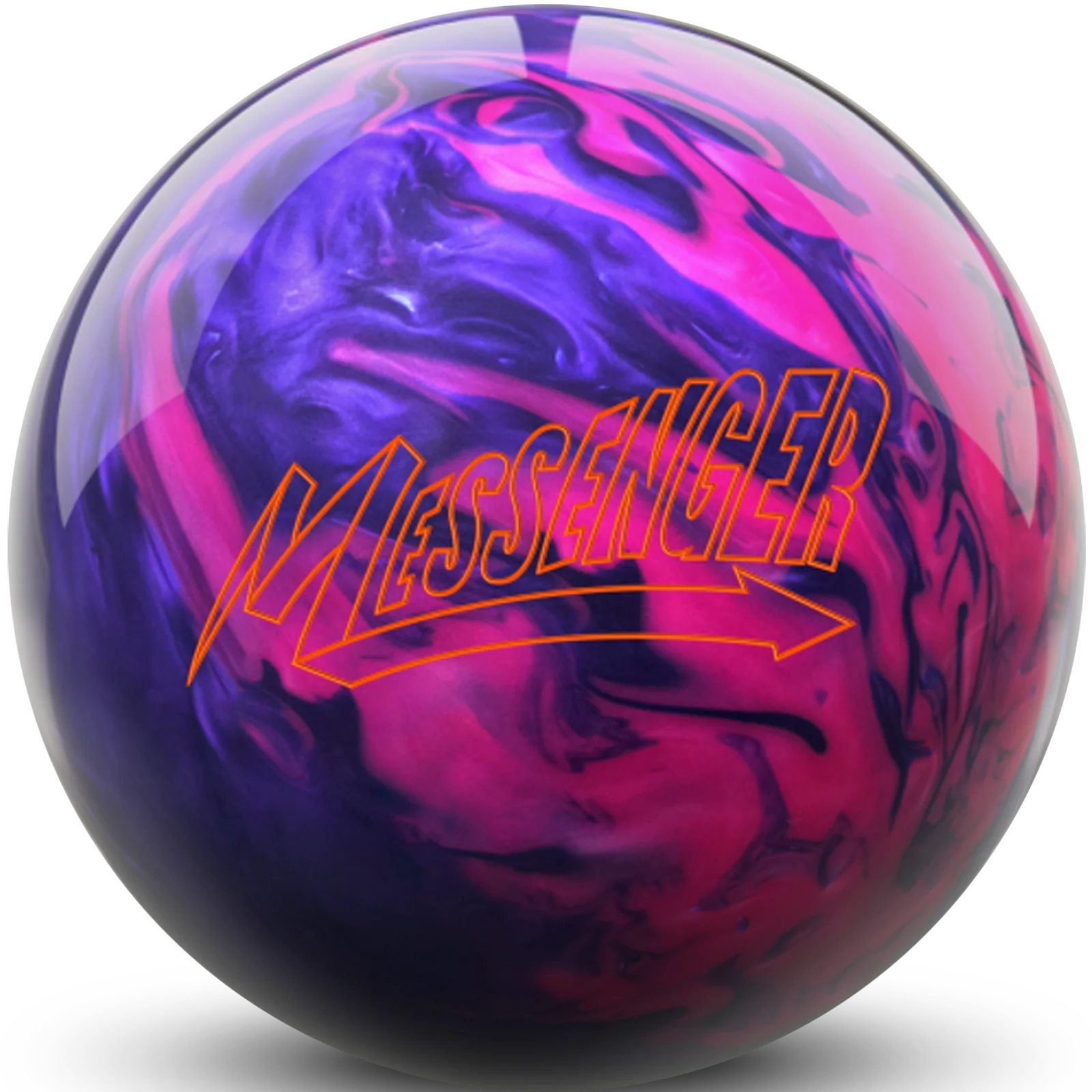 purple bowling ball