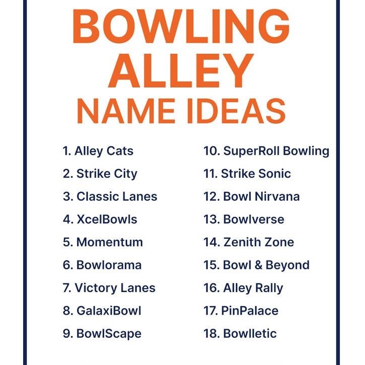 catchy funny bowling team names