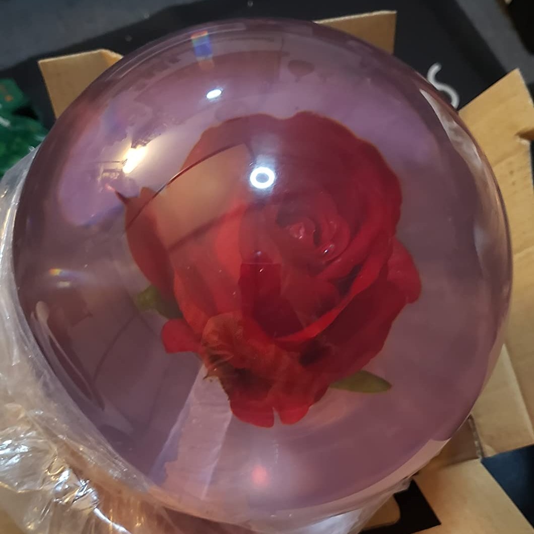 rose bowling ball