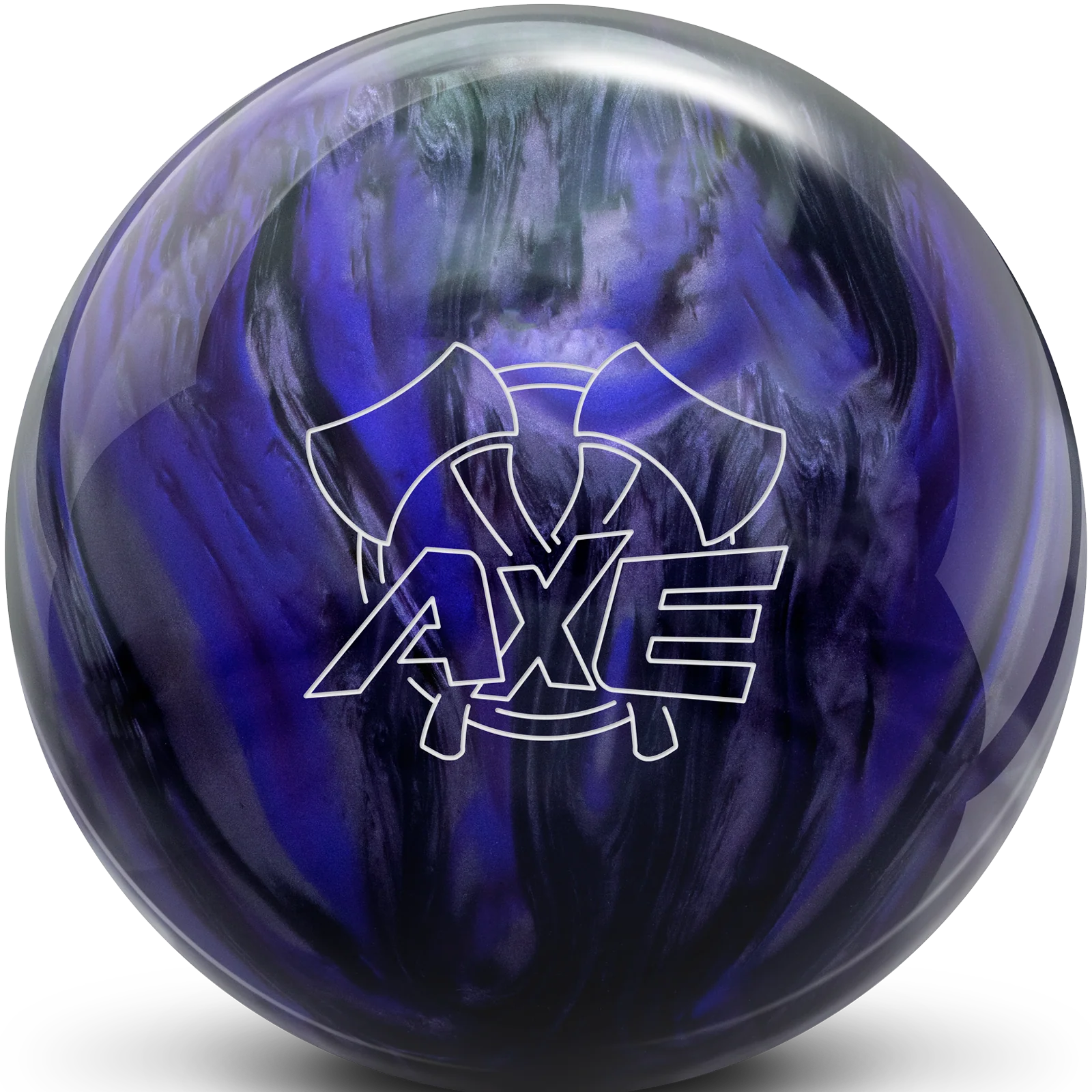 purple bowling ball
