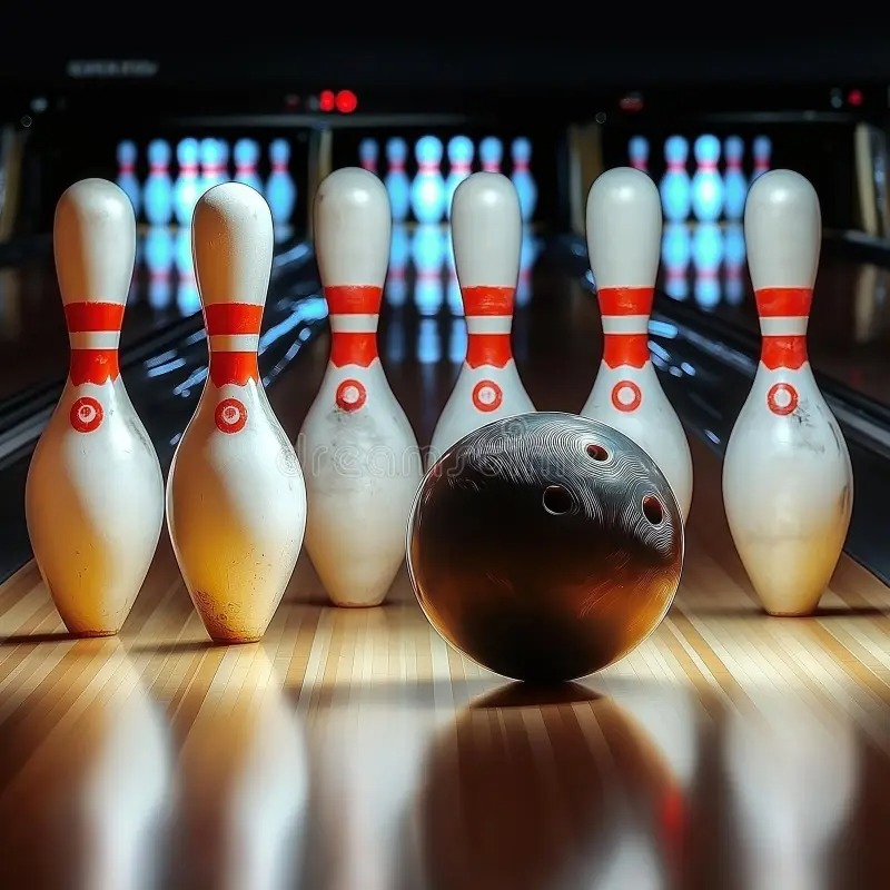 bowling ball pin