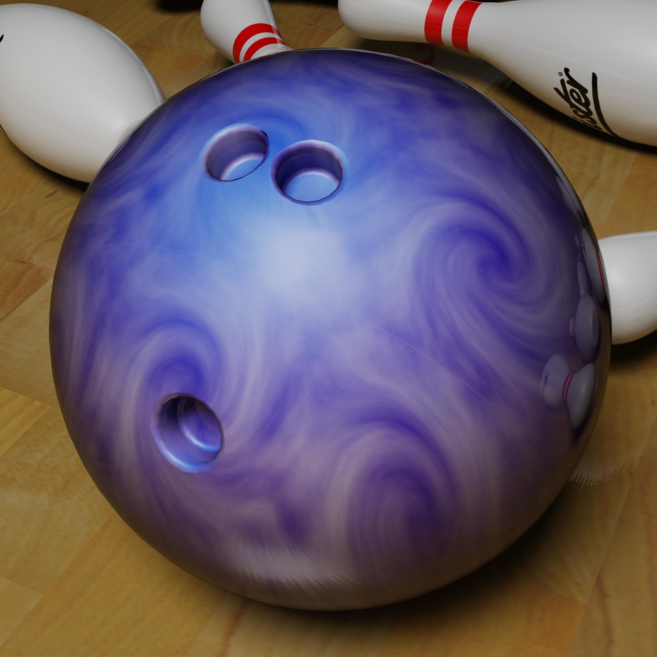 bowling ball pin