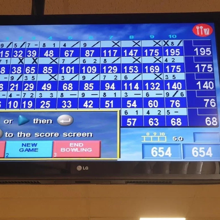 average bowling score