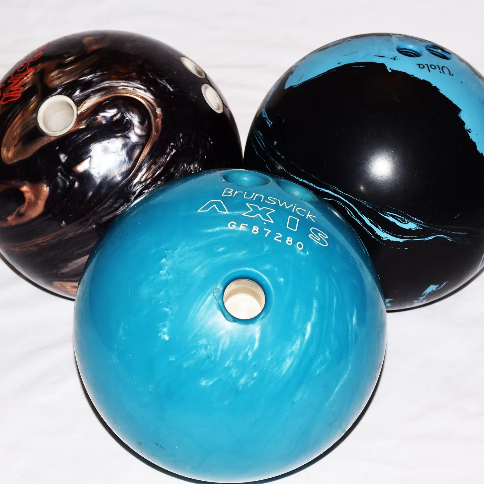 bowling ball material