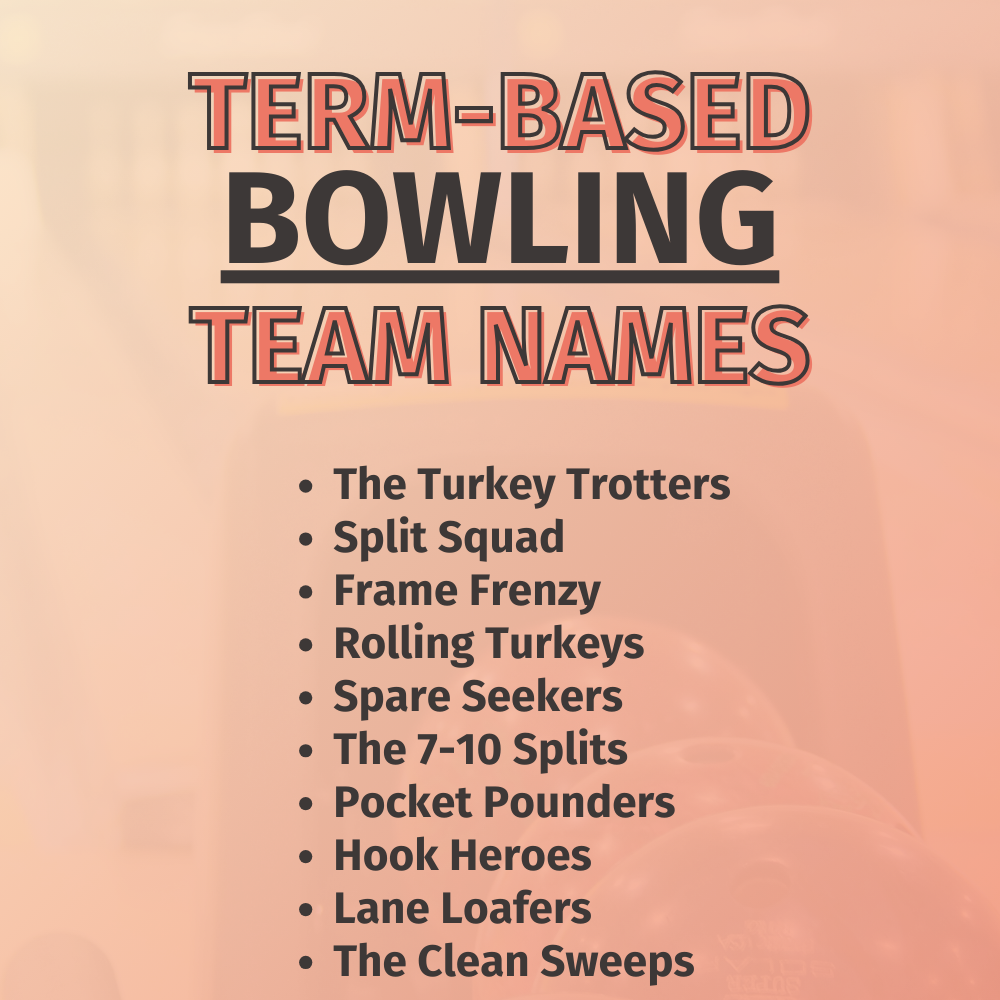 best bowling team names