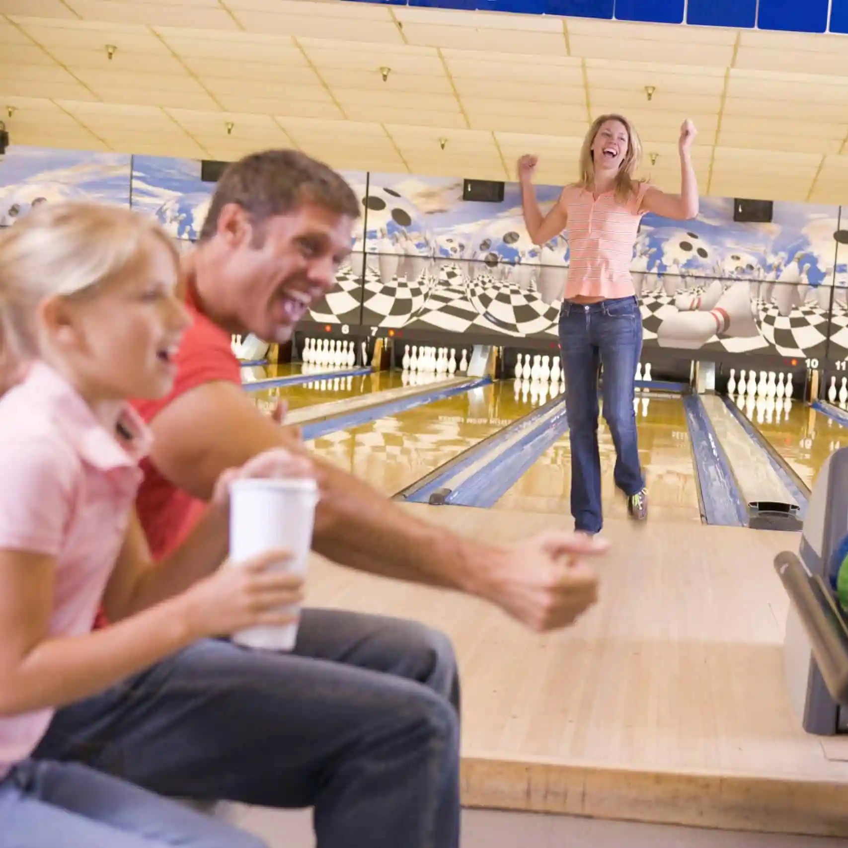 family bowling