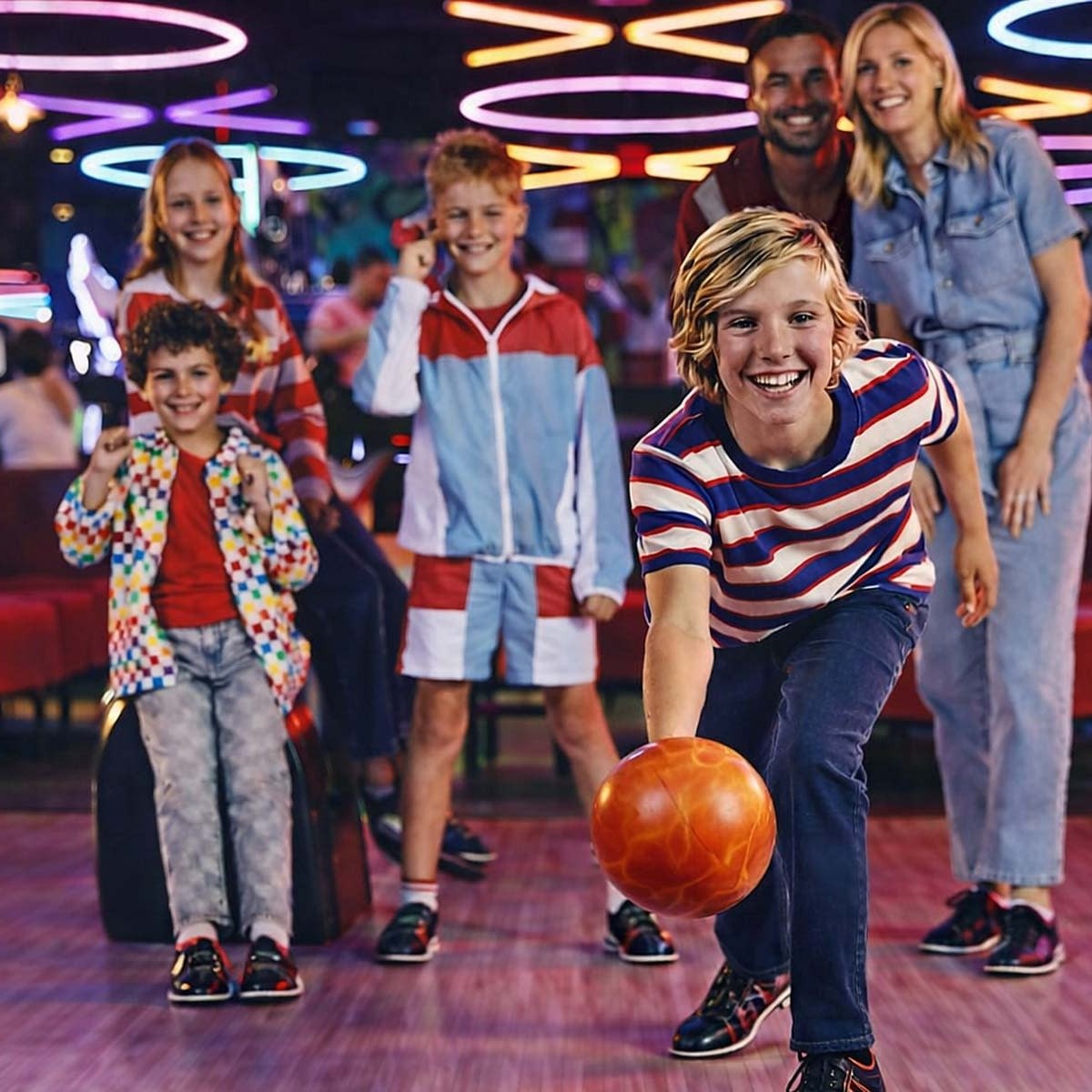 family bowling