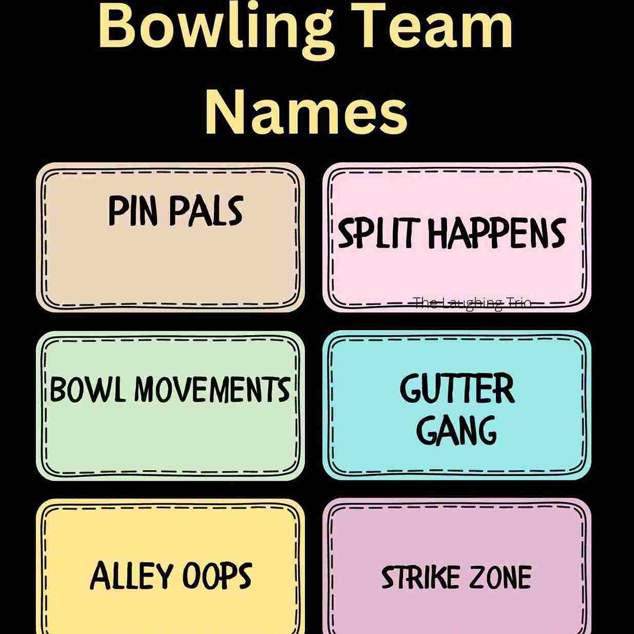 best bowling team names