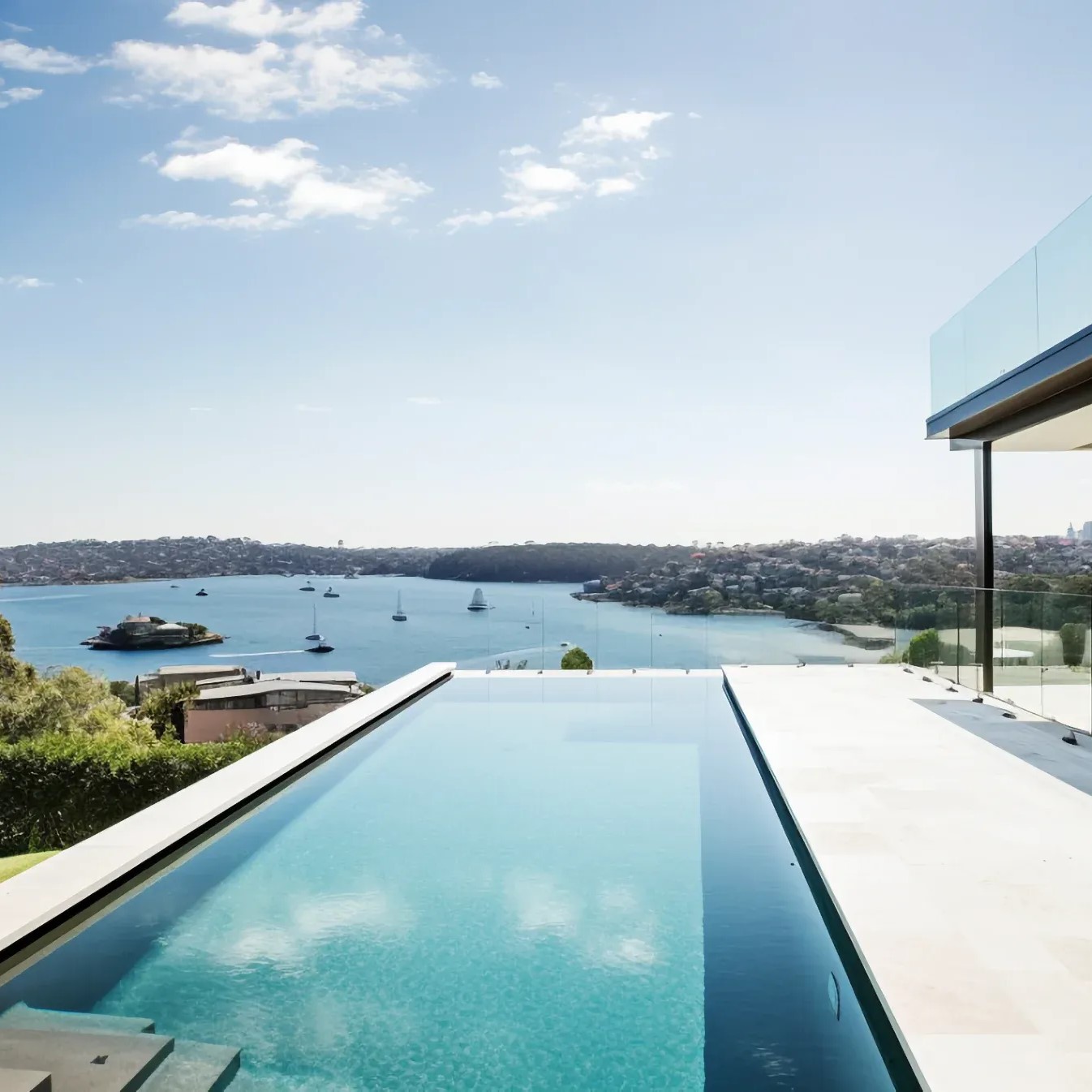 salt water swimming pool