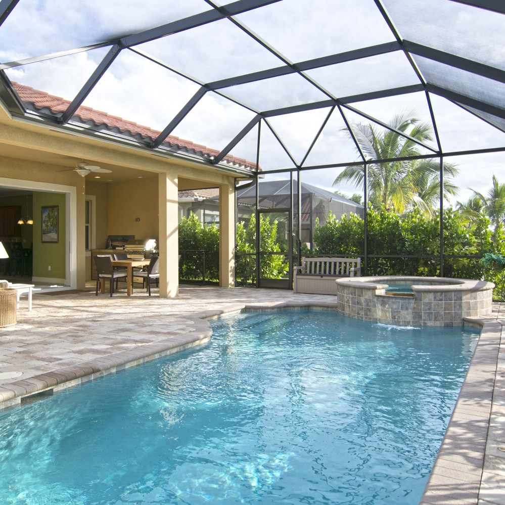 salt water swimming pool