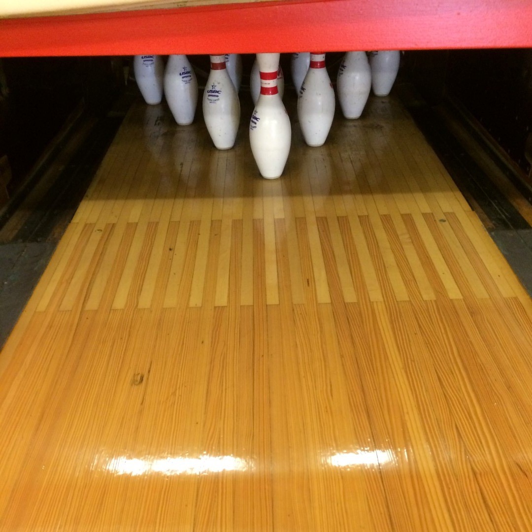 bowling alley lane