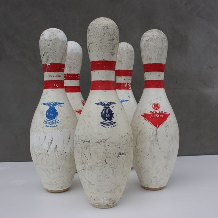 used bowling pins